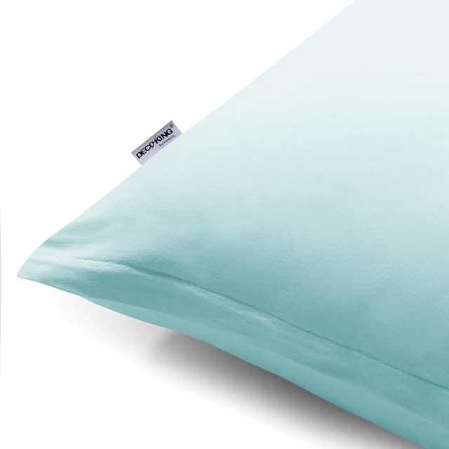 Thumbnail 1 de DecoKing Taies d'oreiller 50 x 60 cm jersey 100% coton bleu clair