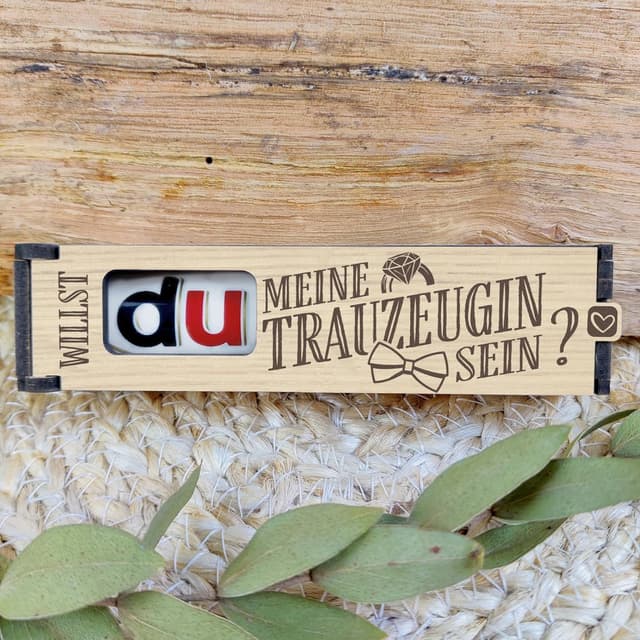 Thumbnail 1 de Trauzeugin Fragen Box Duplo Geschenk