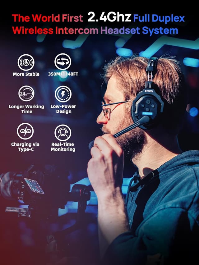 Detalle 2 de SYNCO XTALK X2 350 m Wireless Intercom