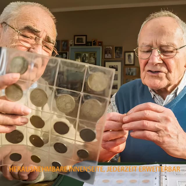 Thumbnail 6 de Münzsammelbuchhalter Sammler 300 Taschen feuerfest