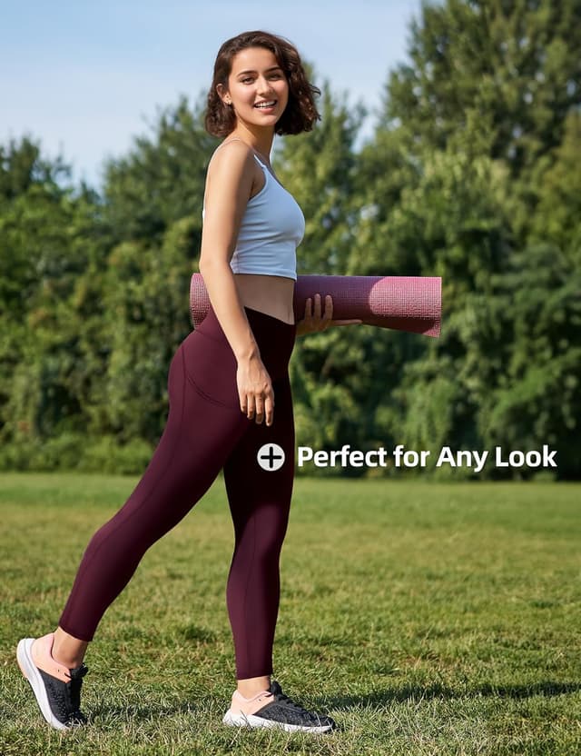 Thumbnail 6 de GymCope women’s high-waisted yoga leggings with tummy control and pockets