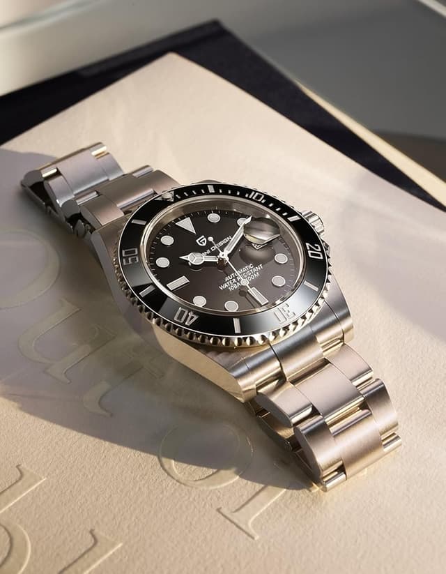 Detalle de Pagani Design PD1639 orologio da uomo automatico business impermeabile 43 mm con vetro zaffiro e NH35A