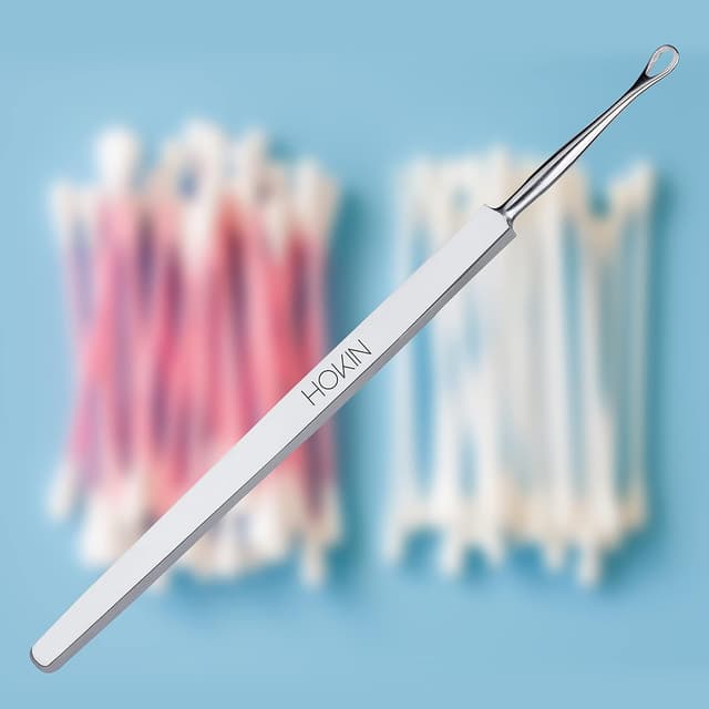 Detalle de HOKIN Ear Wax Removal in acciaio inox: pulitore per cerume con anello riutilizzabile