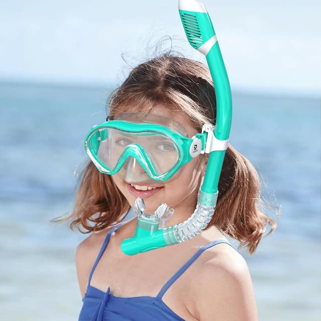 Detalle 2 de RIOROO Taucherbrille Kinder 4-14 Jahre