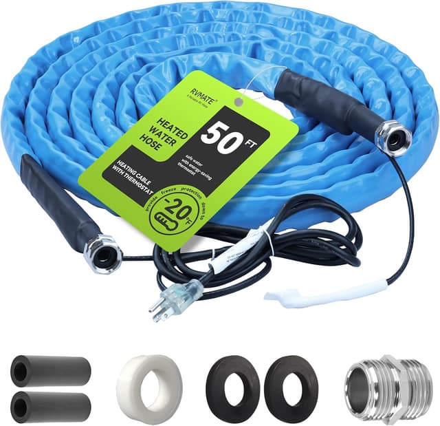 Imagen de RVMATE Heated Water Hose for RV 50FT -20°F Thermostat 🫗 en OfertitasTOP