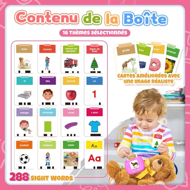 Detalle 2 de HOMESTEC Jouets d'apprentissage parole