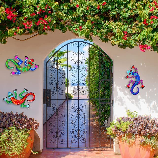 Thumbnail 6 de OFFCUP Métal Gecko Décoration Murale 3PCS 🐦