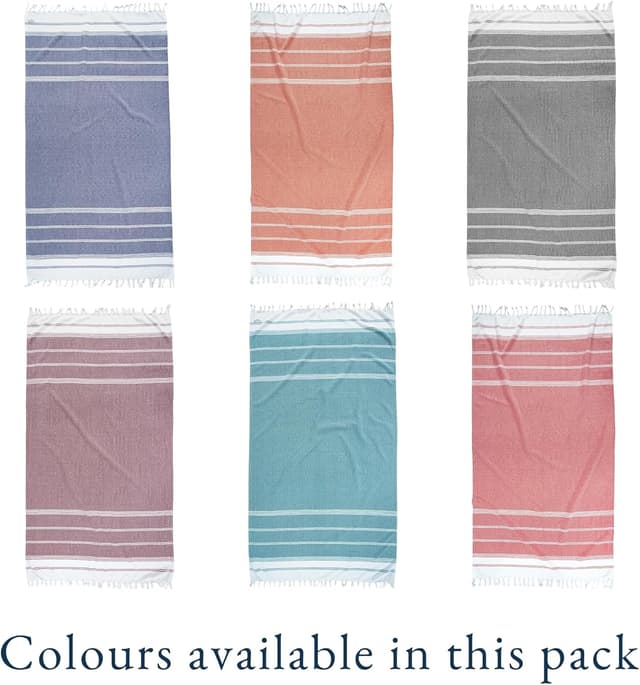 Thumbnail 1 de LANE LINEN 6-Pack 39"x71" Beach Towels ๐