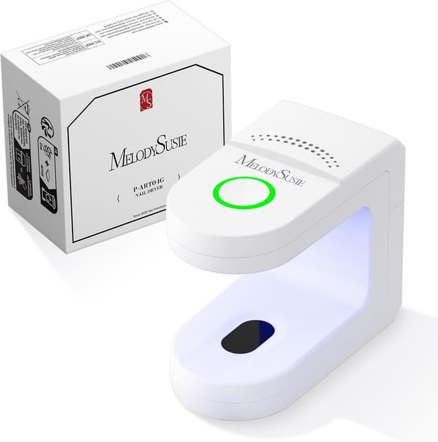 Detalle de MelodySusie P-ART04G cordless UV nail lamp 2 timers 💅