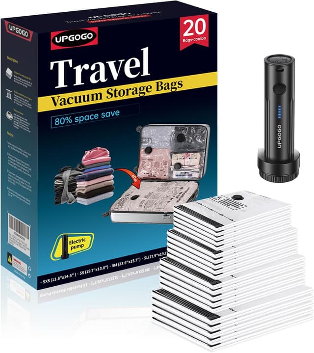 Thumbnail 6 de UPGOGO Travel Vacuum Bags 9-Pack with Pump