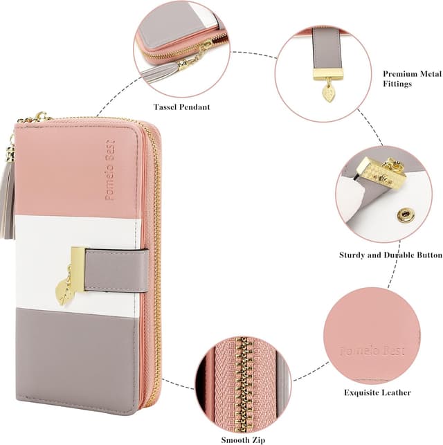 Detalle 2 de Pomelo Best Women Wallets RFID purse with card slots 👛