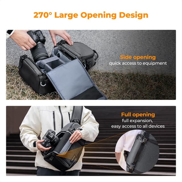 Thumbnail 4 de K&F Concept Camera Sling Bag Waterproof 10L