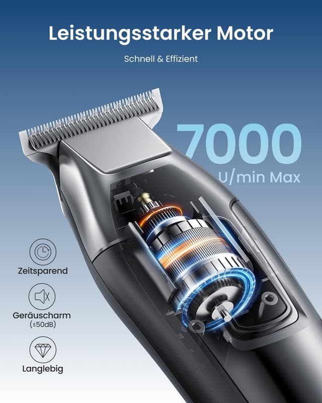 Detalle 2 de RENPHO Haarschneidemaschine Barttrimmer 270 Min 💈