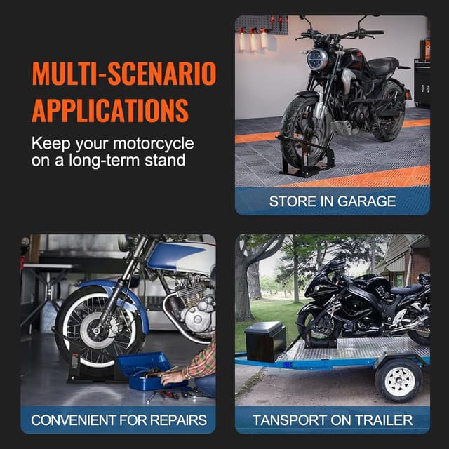 Detalle de VEVOR blocca ruota moto da 1800 libbre