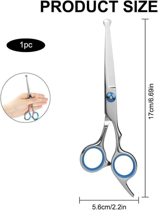 Detalle 2 de AYBUY Hundeschere mit runder Spitze