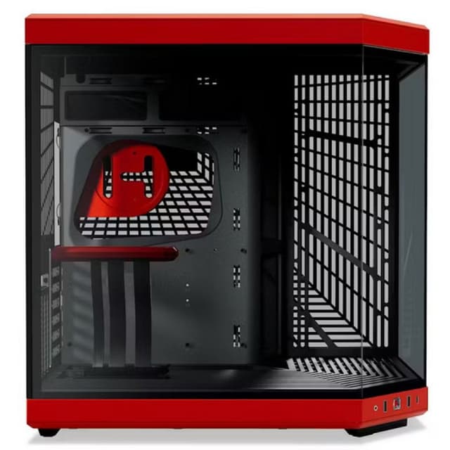 Detalle 2 de Hyte Y70 Cristal templado USB 3.2 roja 🖥