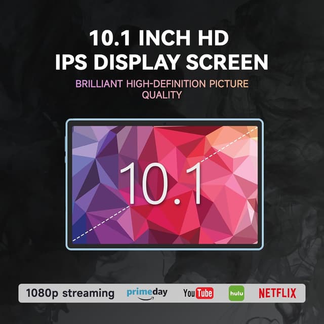 Detalle 2 de HNVHNV 10-inch Android 13 Tablet (6GB RAM/64GB ROM, WiFi, Bluetooth, 6000mAh)