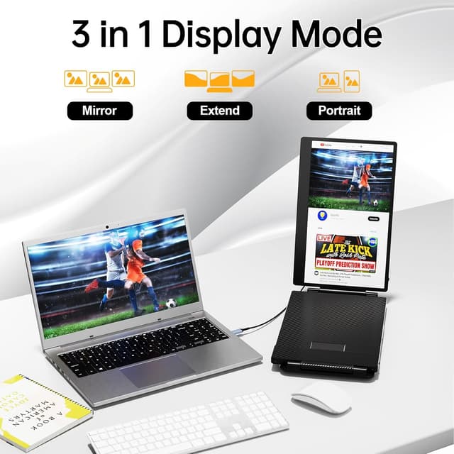 Detalle de KEFEYA 14.2" Laptop Screen Extender