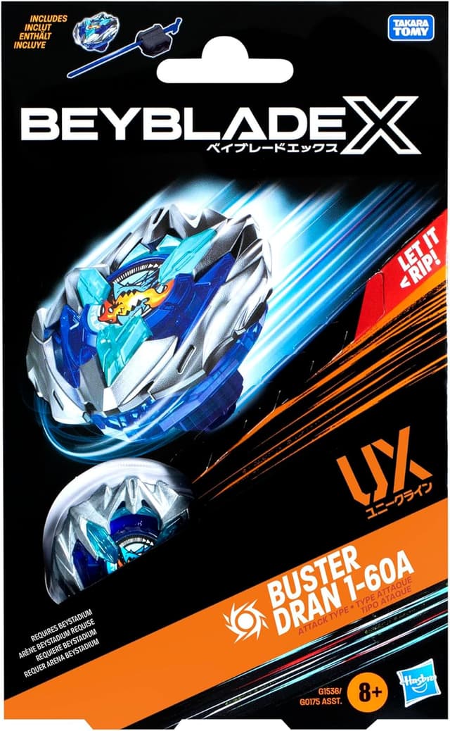 Thumbnail 1 de Beyblade X Buster Dran 1-60A UX starter top
