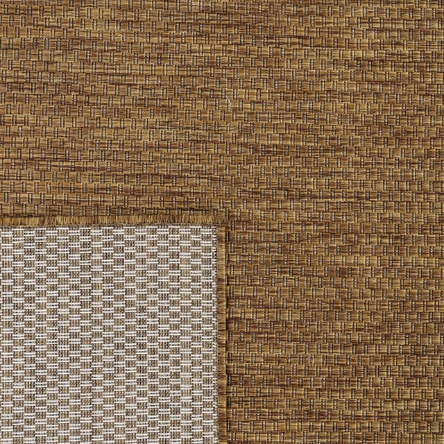 Detalle de Tapis intérieur et extérieur Paco Home 300x400 cm monochrome moucheté café