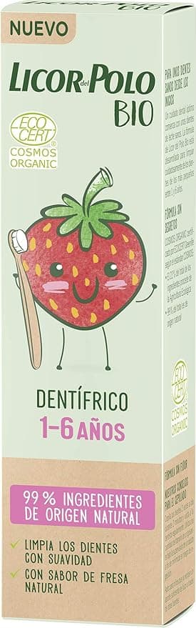 Imagen de Licor del Polo Bio Junior Dentífrico Fresa 50 g 🍓 en OfertitasTOP