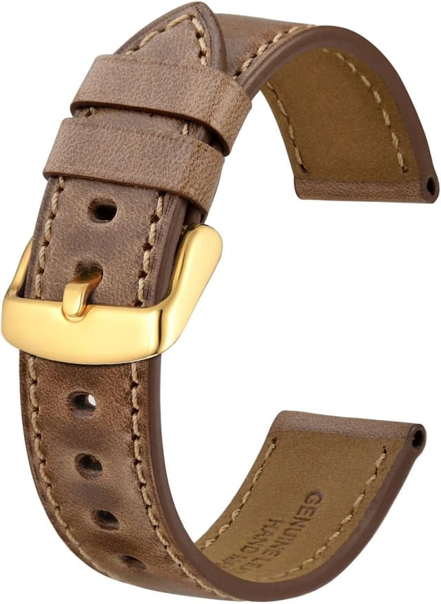 Imagen de BISONSTRAP Uhrenarmband 24mm Premium Leder en OfertitasTOP