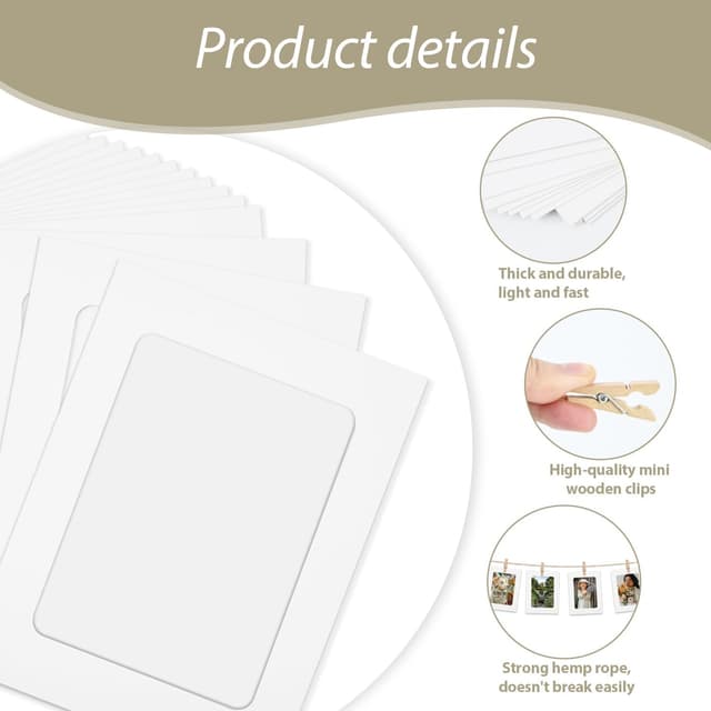 Thumbnail 4 de Puiaxod guirlande photo 40 pièces 📸