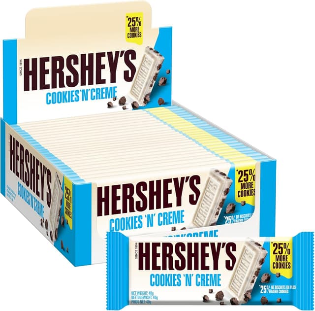 Thumbnail 4 de Hershey Reese's Cookies 'n' Creme White Chocolate Bar 90 g