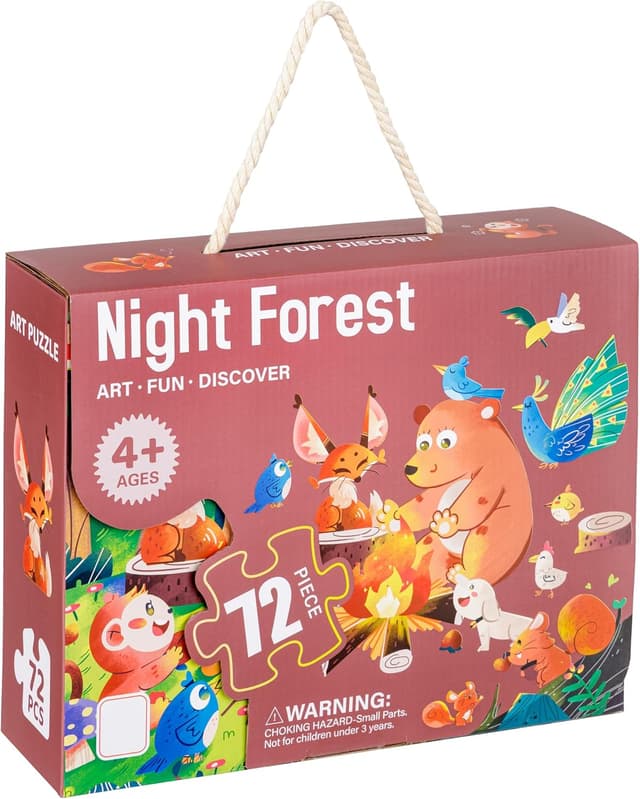 Detalle de Baroni Toys Puzzle per bambini 72 pezzi