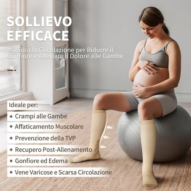 Detalle de CAMBIVO calze compressione graduata 20-30