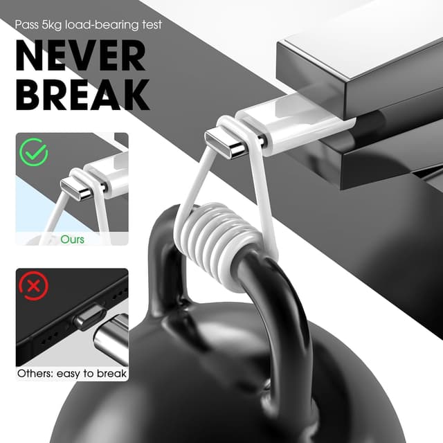 Detalle 2 de Cavo USB-C a USB-C 60 W ricarica rapida