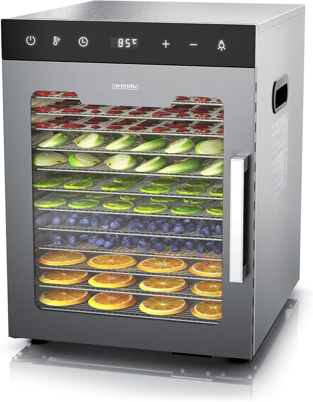 Detalle de Arendo Dörrautomat mit 12 Ebenen 800 W