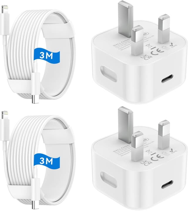 Detalle de iPhone fast charging cable 20W