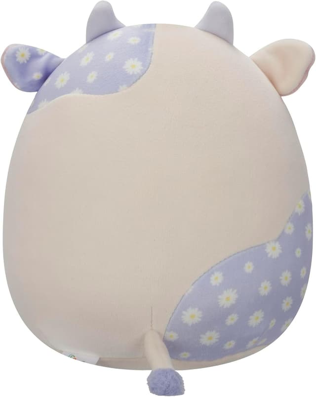 Detalle 2 de Squishmallows SQER01486 – Liesel die Kuh mit Blumenmuster (offizielles Plüschtier, 19 cm)