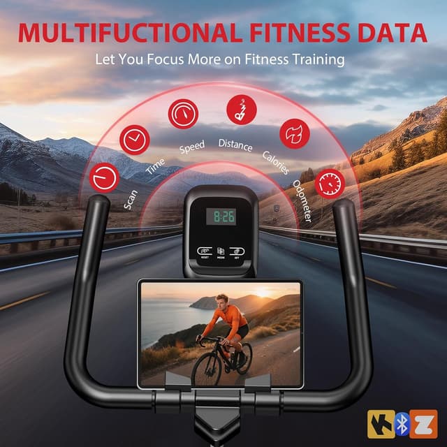 Detalle de Stationary Exercise Bike with Smart App