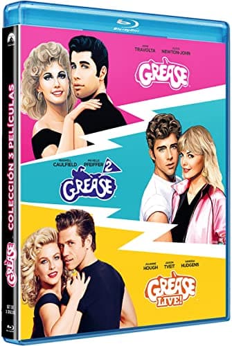 Detalle de Grease Pack 3 películas (Blu-ray) 🎬