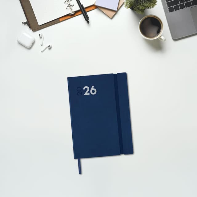 Detalle 2 de Finocam Agenda 2026 1 Día Página Azul