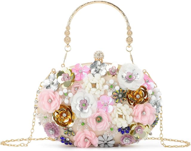 Imagen de EVEOUT Blume Abendtasche Clutch 20,5 cm en OfertitasTOP