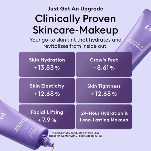 Thumbnail 4 de MISSHA M Perfect Cover Serum BB Cream 1.18 fl oz ๐