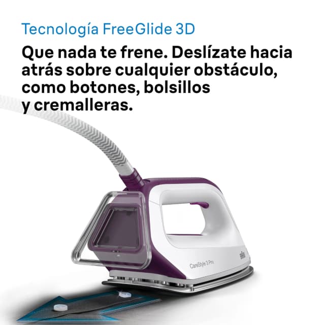 Thumbnail 4 de Braun CareStyle 3 IS3155VI Centro de Planchado con Suela FreeGlide