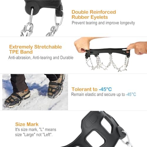 Thumbnail 6 de Yoomens Ramponcini per Scarponi 24 denti antiscivolo 🧗