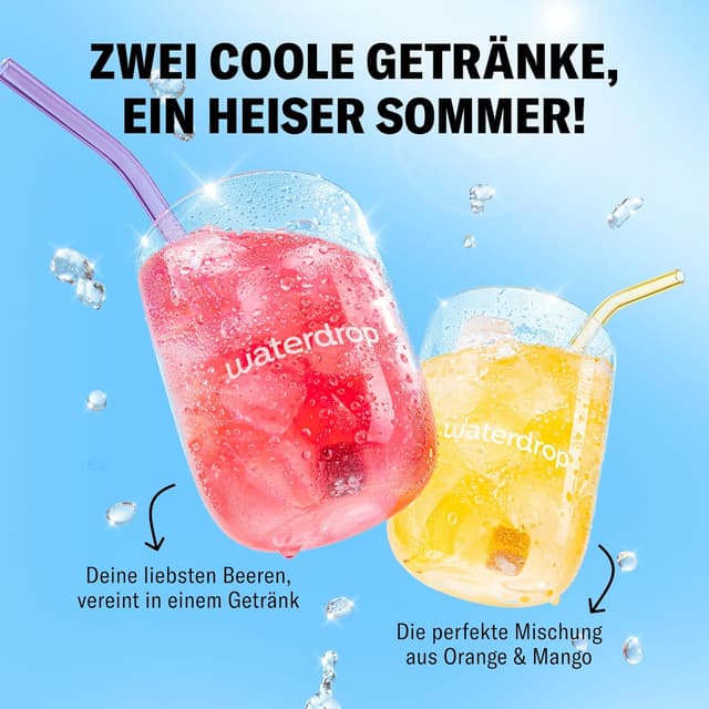 Thumbnail 2 de waterdrop Mango & Beeren Fusion 48 Würfel 🥤