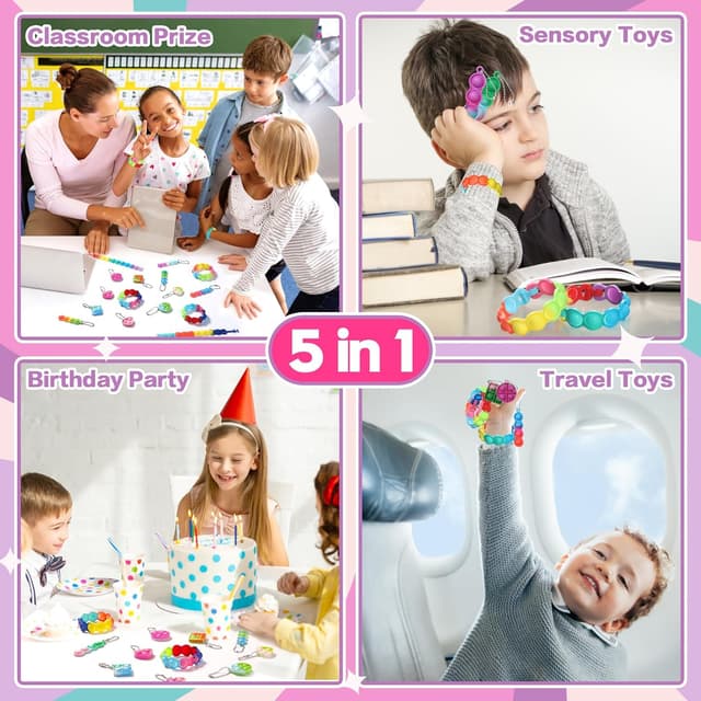 Thumbnail 3 de TOANWOD 52 PCS party bag fillers for kids