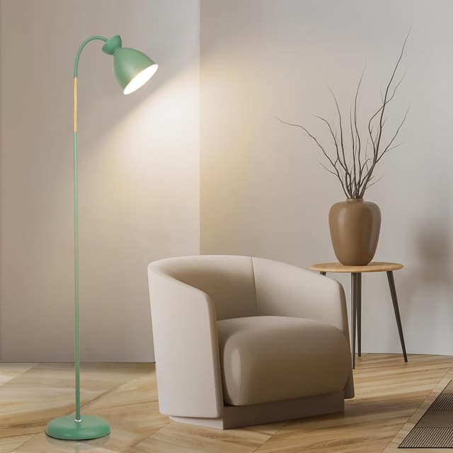 Detalle de Amdelne Lampada da terra vintage LED 159 cm