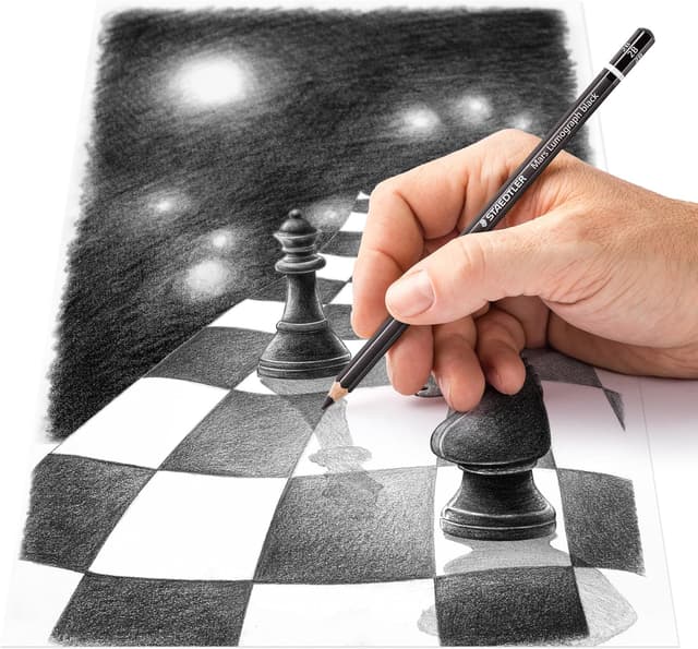 Detalle 2 de STAEDTLER matite Mars Lumograph 2B, 12 pezzi