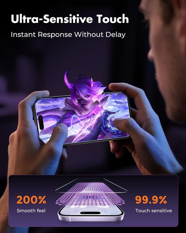 Detalle 1 de UNBREAKcable pellicola schermo iPhone 17 vetro 9H