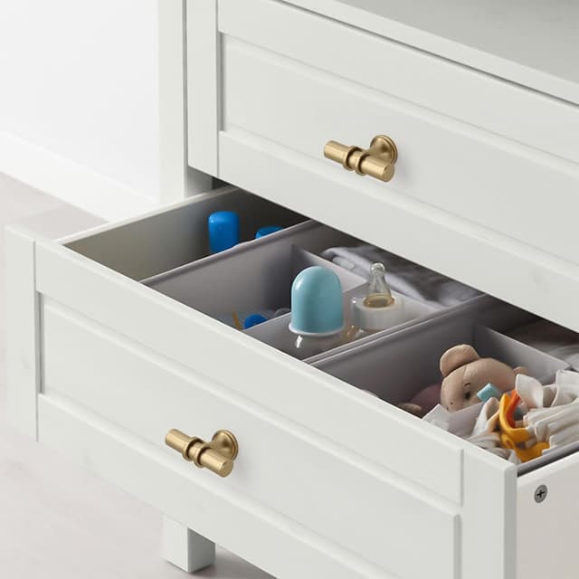 Detalle 1 de Amerdeco pomelli mobili oro 10 pezzi