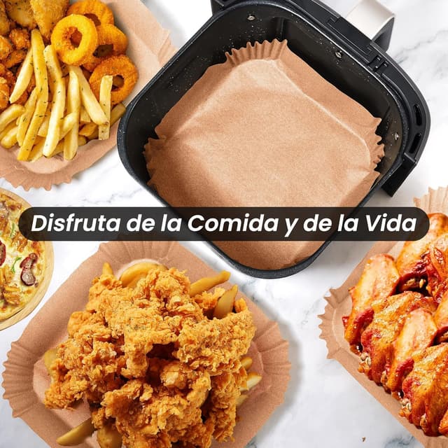 Thumbnail 6 de KitchenBoss Papel para freidora 120 unidades 20-24 cm