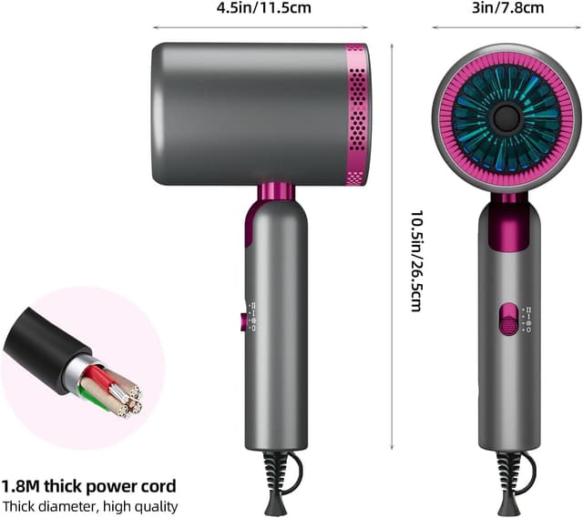 Detalle de 1800W Foldable Ionic Hair Dryer