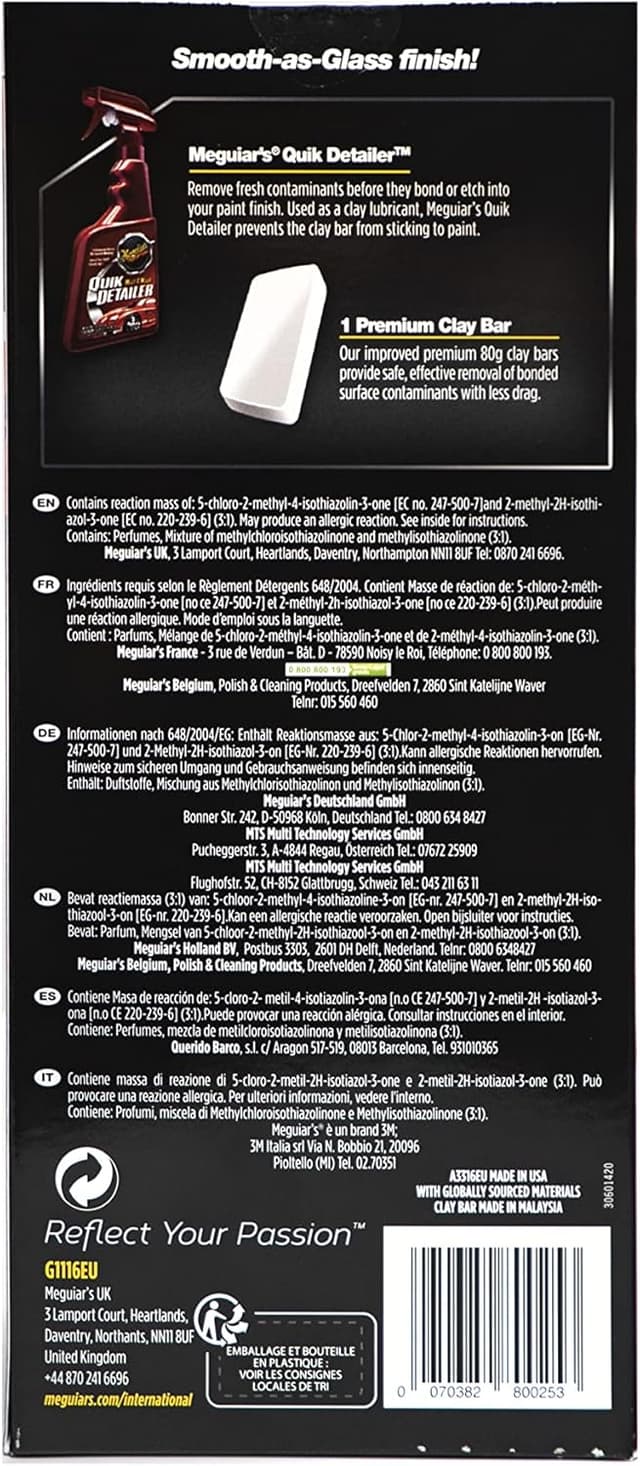 Thumbnail 2 de Meguiar's G1116EU Kit Quick Clay 80 g